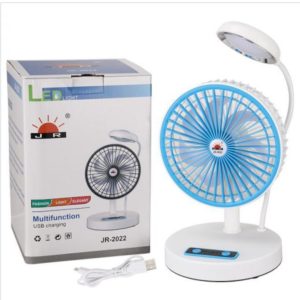 Rechargeable Folding Mini Fan with LED Light –JR2022