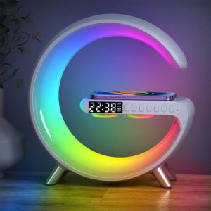 Crescent Glow - RGB Wireless Charging Clock